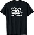 Camping is my happy place - Camping Lover Apparel | Google Shopping Optimized | Daily Wear Essential
