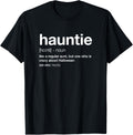 Hauntie, Auntie Crazy About Halloween Shirt Funny Aunt Gift T-Shirt | Premium Quality | Perfect for Crafters
