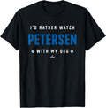 With My Dog Michael Petersen Los Angeles Baseball MLBPA Apparel | Premium Quality