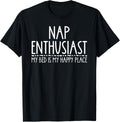 Nap Enthusiast Kids Teen Girls My Bed My Happy Place Funny Apparel | Bestseller Style | Aesthetic Casual Look