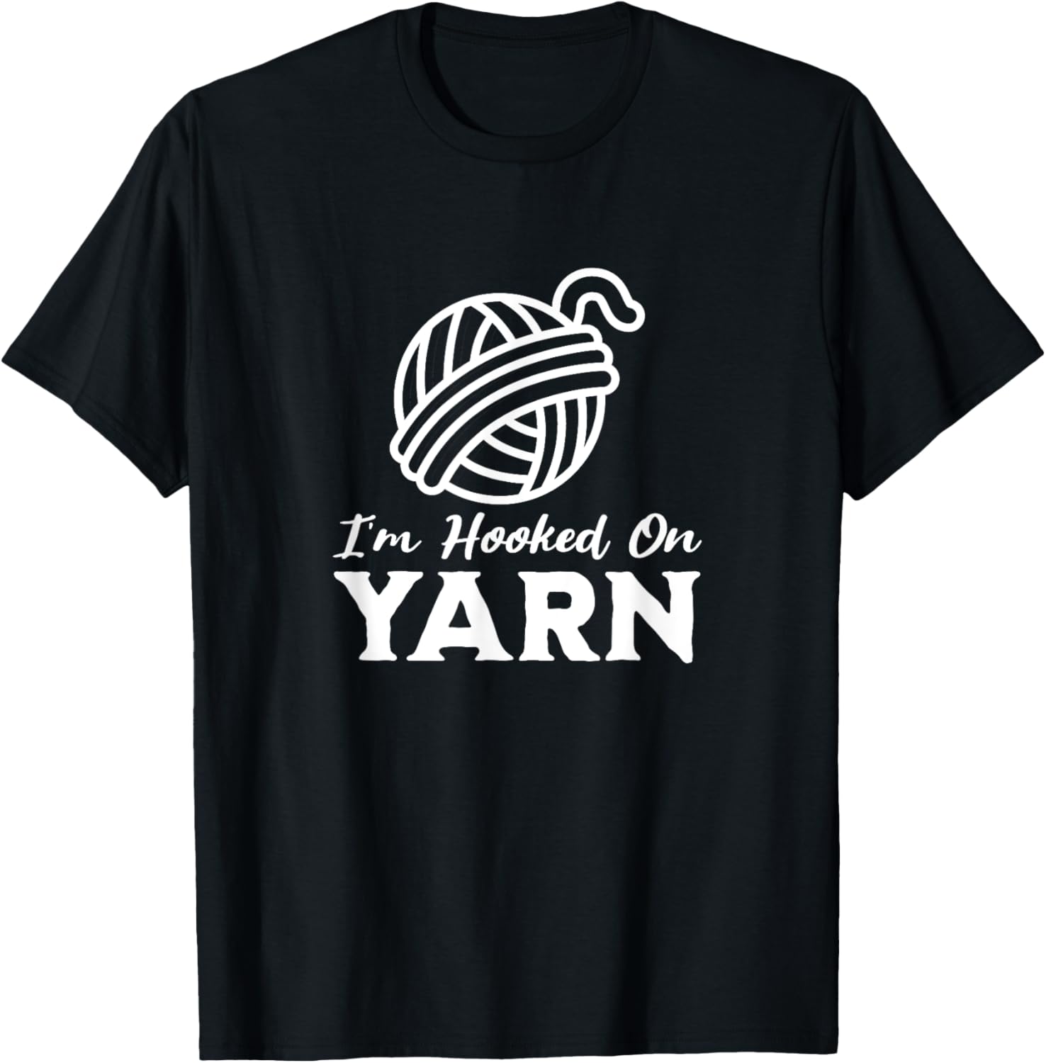 I'm Hooked on Yarn, Funny Yarn Projects Saying Yarn Supply | Trending 2025 | Best Seller Choice