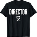 Director Simple Bold Creative Filmmaker For Film Cameraman Apparel | Trending 2025 | Must-Have Style