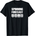 Hand Spinning Forecast Tshirt Drop Spindles Yarn T-Shirt | High Search Volume | Perfect for Crafters