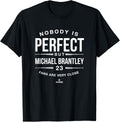 Nobody is Perfect MLBPA Michael Brantley Baseball Player Apparel | Premium Quality