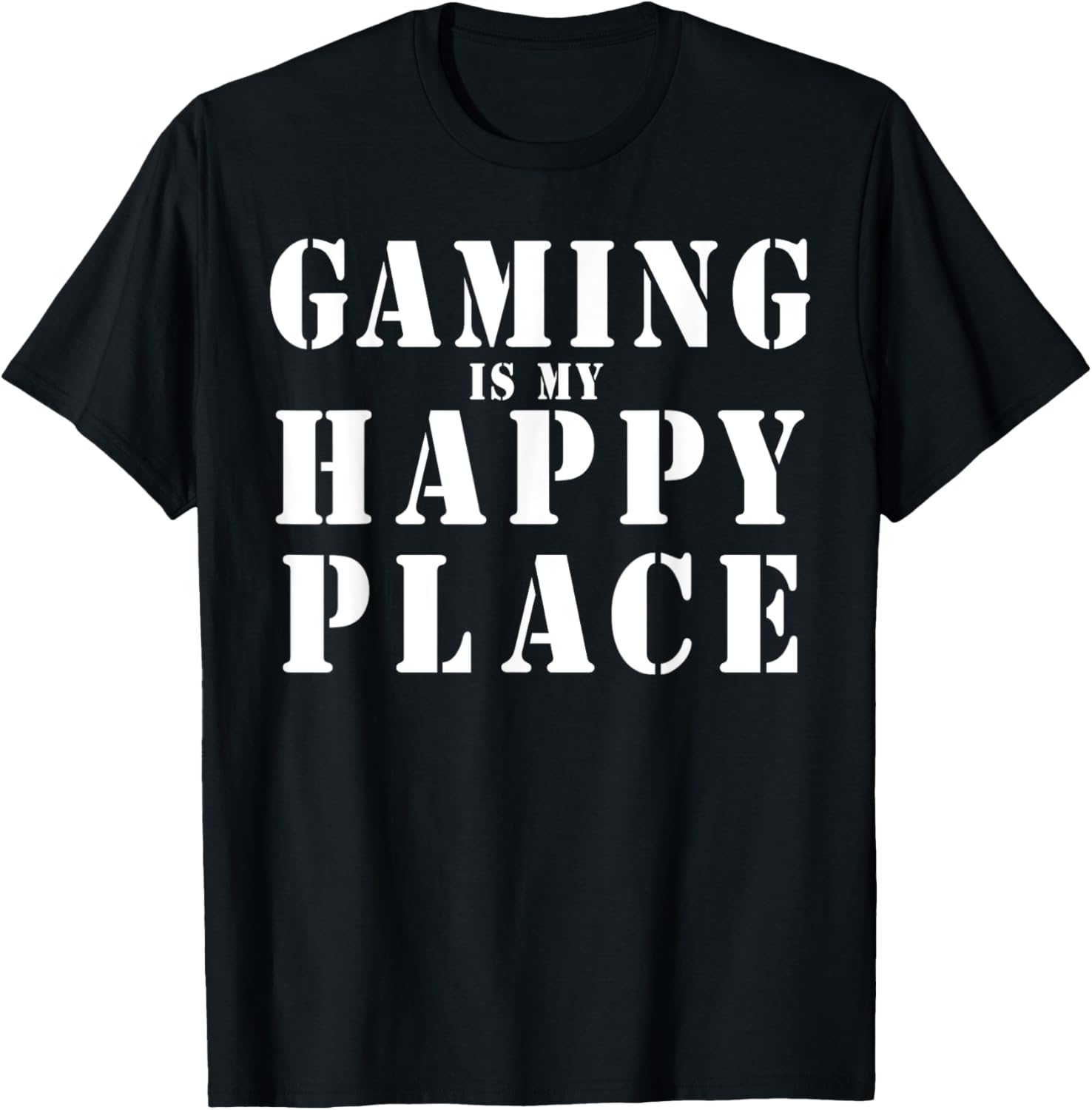 Gaming is my happy place video gamer funny Apparel | Google Shopping Optimized | Aesthetic Casual Look
