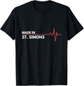 Made In St. Simons Georgia USA Place Of Birth Apparel | Google Shopping Optimized | Top Rated Comfort