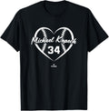 Baseball Heart Number Michael Kopech Chicago MLBPA Apparel | Everyday Casual Wear