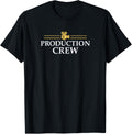 Production Crew Film-Crew Filmmaker Shirt T-Shirt | Premium Quality | Aesthetic Fit