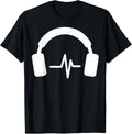 Dj Music Producers Music Heartbeat Headphones Beat Makers Apparel | Best Seller Pick | Perfect Gift Idea