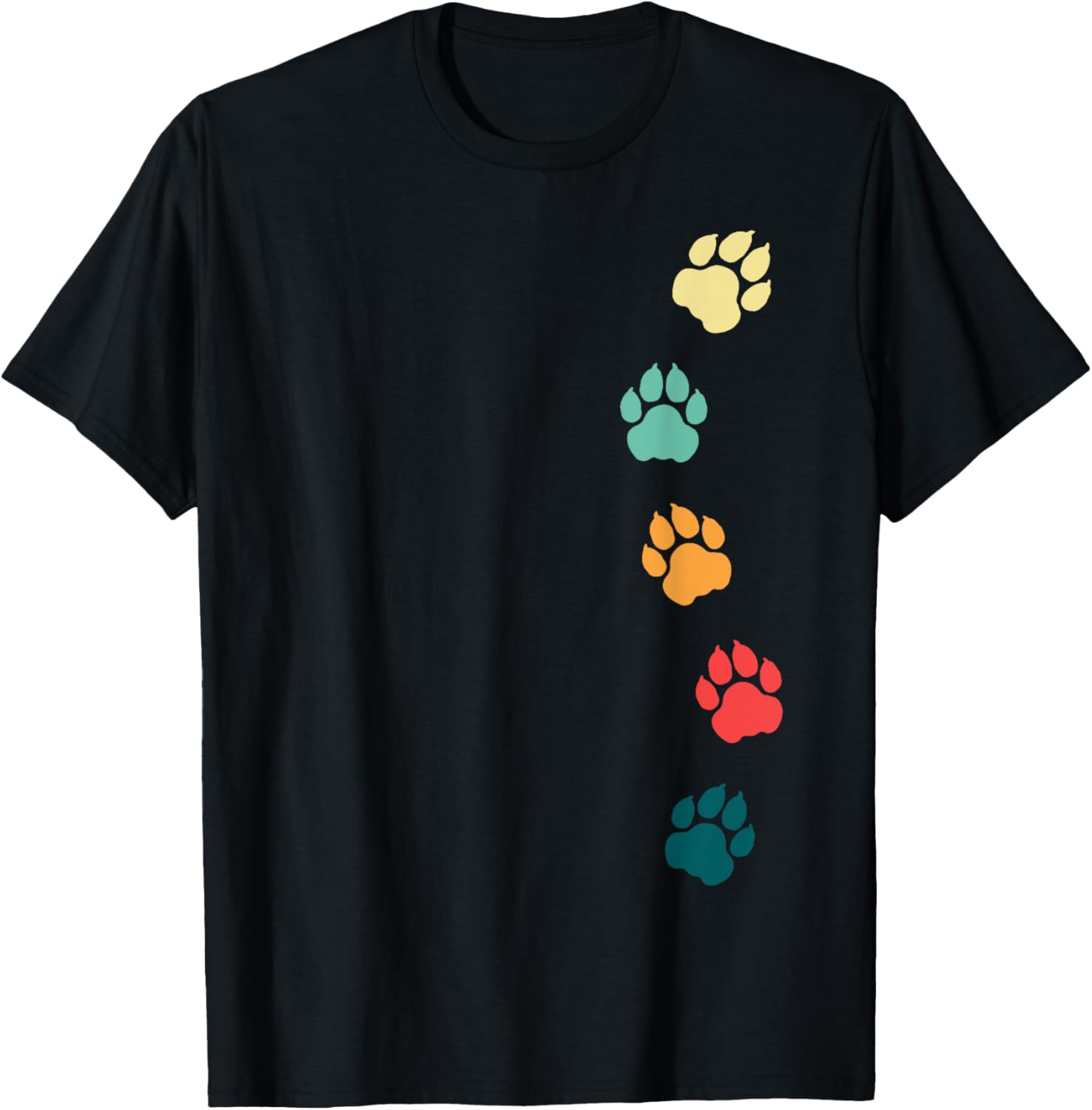 Lion Paw Print Cheetah Footprint Tiger Print Paw Leopard Apparel Comfort Fit US Top Pick