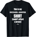This Is My Shirt Michael Gasper Prospect Baseball Fan Gear T-Shirt | Everyday Casual Wear
