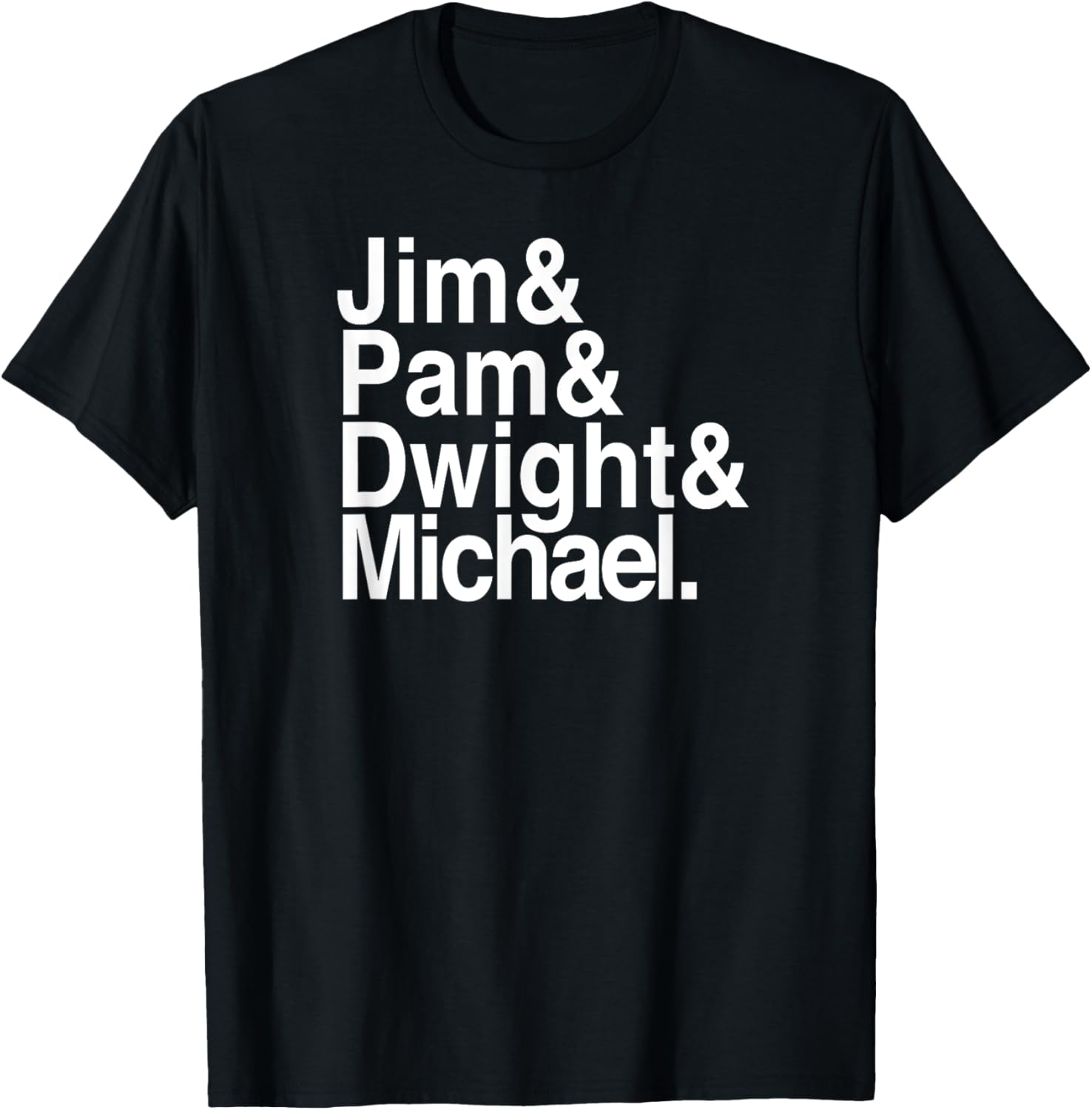 Jim & Pam & Dwight & Michael T-Shirt T-Shirt | Viral Streetwear Style
