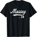 Distressed Swoosh Michael Massey Kansas City Baseball MLBPA Apparel | Everyday Casual Wear