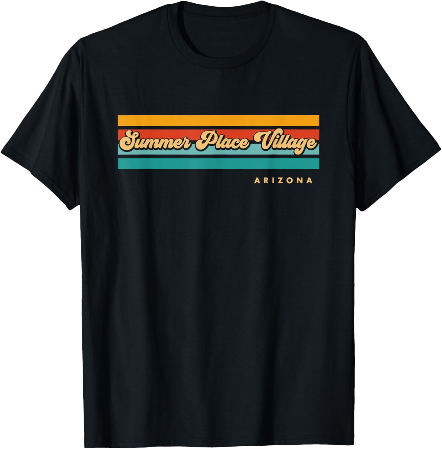 Vintage Sunset Stripes Summer Place Village, Arizona Apparel | Bestseller Style | Aesthetic Casual Look