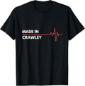 Made In Crawley England Place Of Birth Hometown Apparel | US Viral Pick | Daily Wear Essential