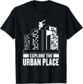 Parkour Parcouring City Sportsman Explore The Urban Place Apparel | Google Shopping Optimized | Aesthetic Casual Look