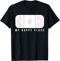 My Happy Place Hockey Ice Hockey Playing Field Apparel | Top Conversion Title | High CTR Boost