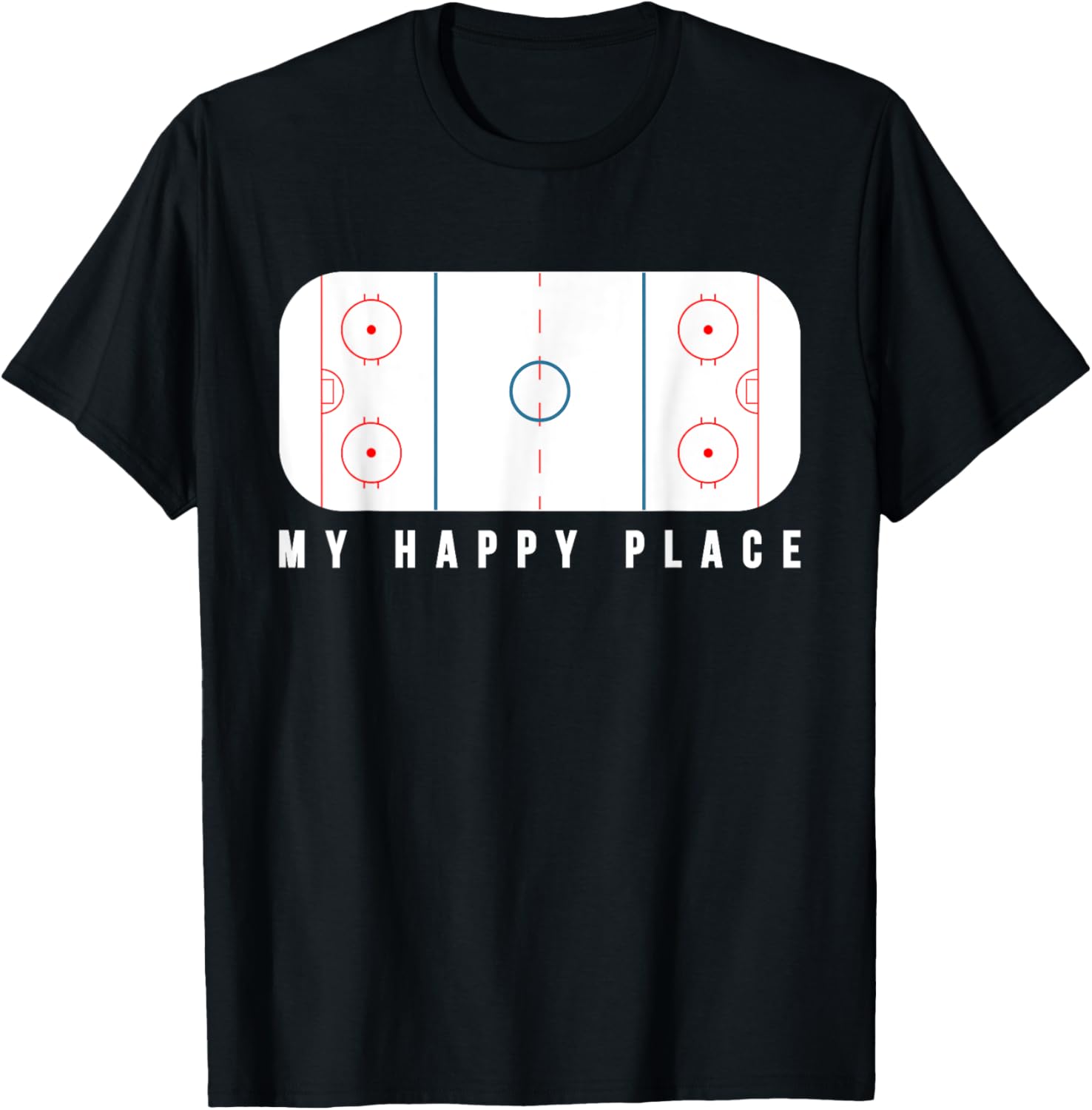 My Happy Place Hockey Ice Hockey Playing Field Apparel | Top Conversion Title | High CTR Boost