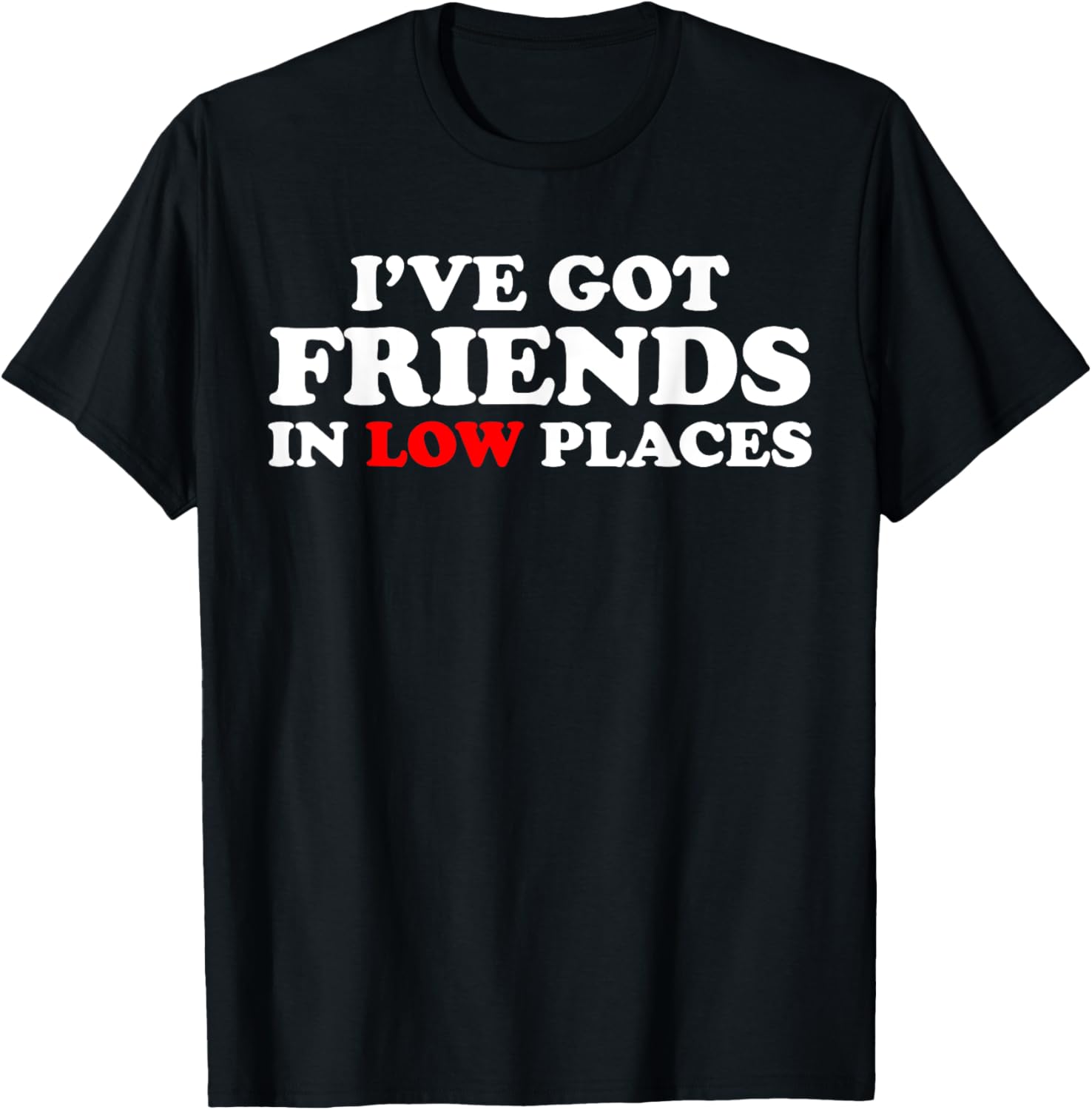 I Have Friends in Low Places Apparel | Top Conversion Title | Aesthetic Casual Look