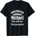 Grillmeister Michael First Name Gift Apparel | US Best Seller