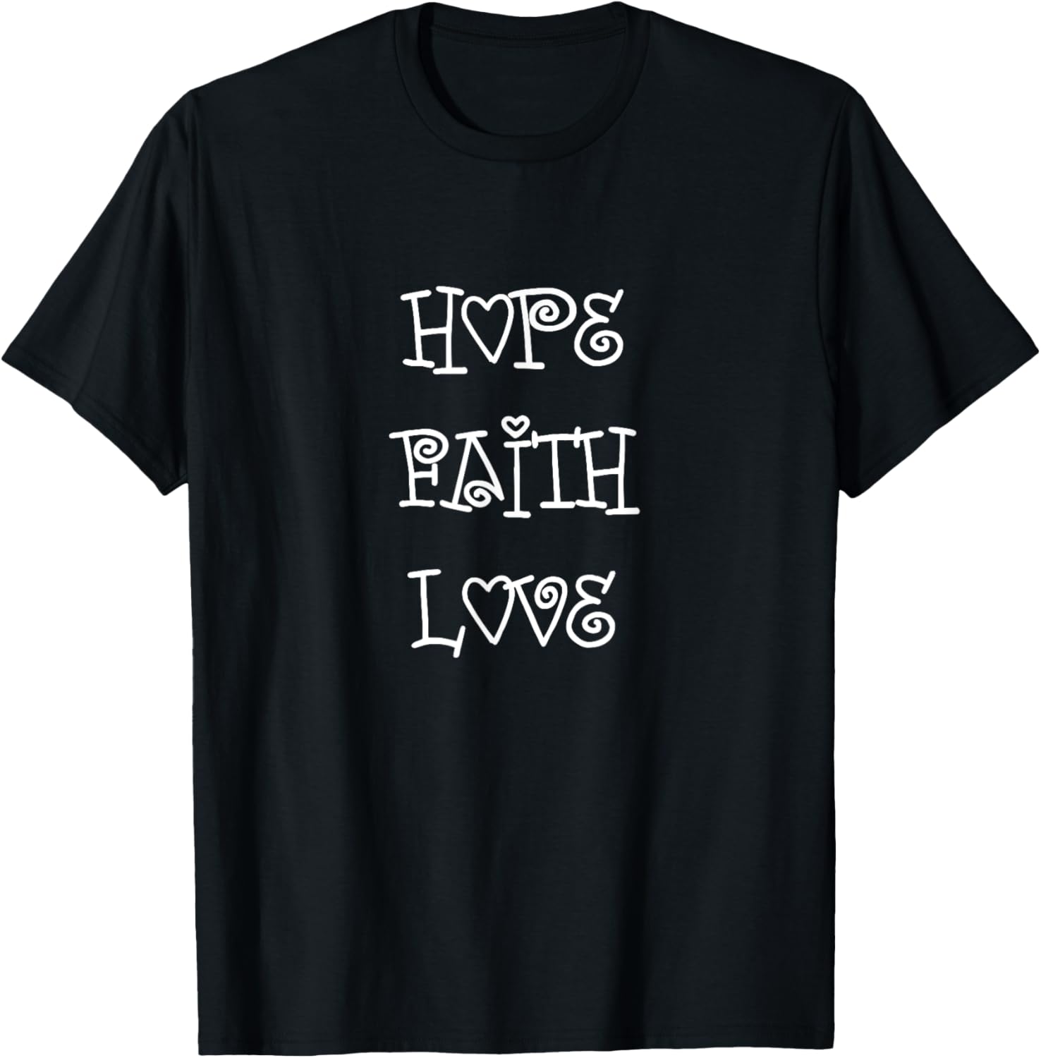 Hope Faith and Love Make the World a Better Place Apparel | Trending 2025 | Aesthetic Casual Look