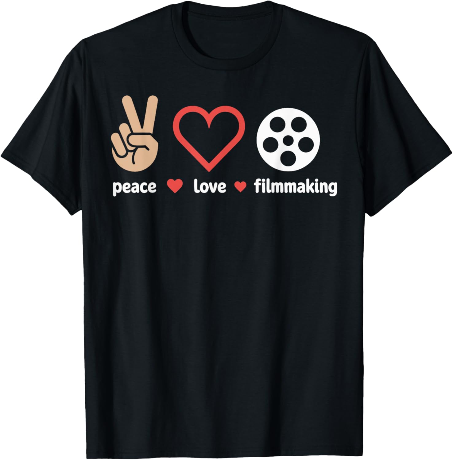 Peace Love Filmmaking Funny Filmmaker Apparel | Trending 2025 | Must-Have Style