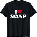 I Love Heart Soap Lover Making Maker Handmade Soapmaking Apparel | Premium Quality | Comfort Daily Wear