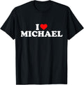 I Love Michael I Heart Michael Apparel | Everyday Casual Wear