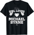 This Girl Loves Michael Byrne Prospect Baseball Fan Gear Apparel | Premium Quality