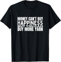 Knitting Money Can't Buy Happiness Yarn Funny Knitting Yarn Supply | Top Rated | Best Seller Choice