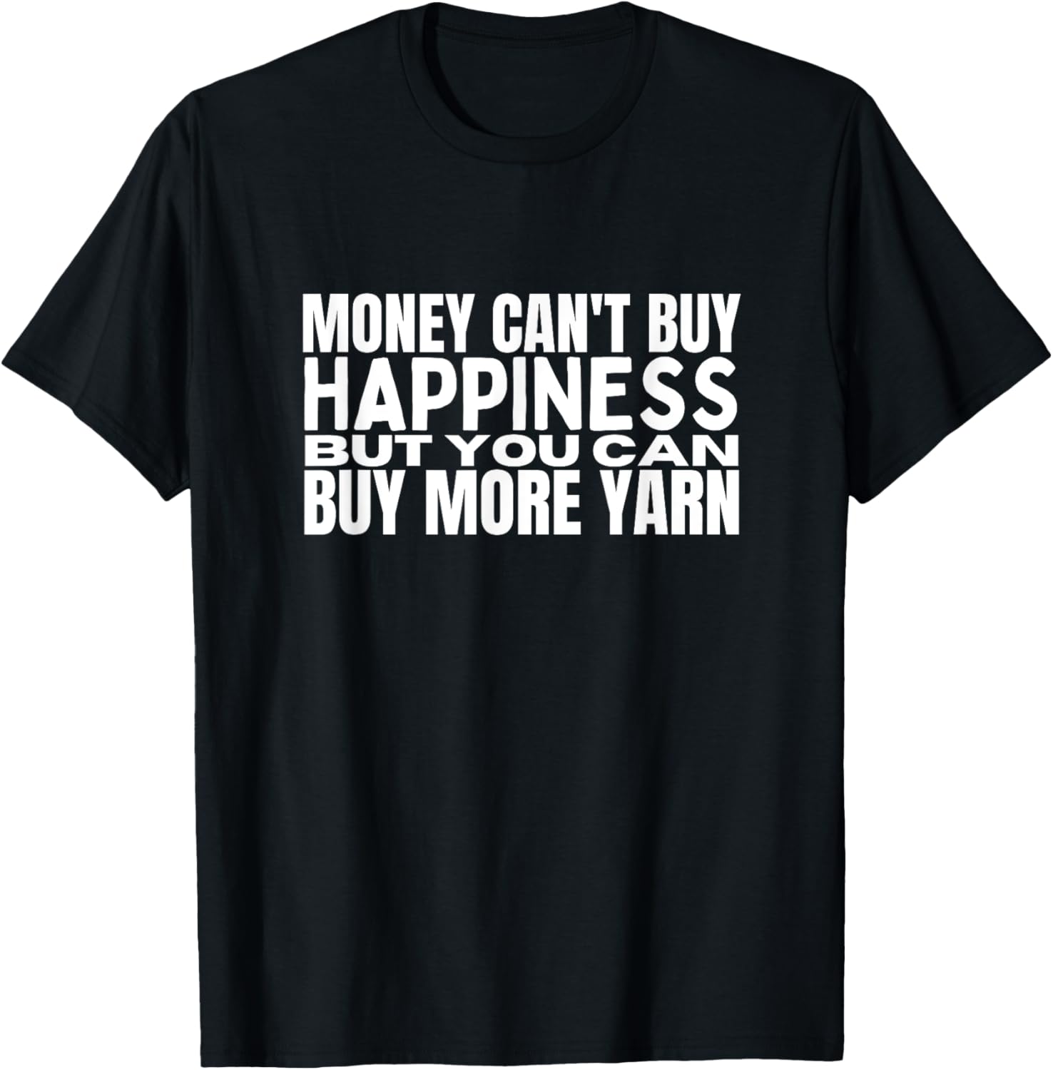 Knitting Money Can't Buy Happiness Yarn Funny Knitting Yarn Supply | Top Rated | Best Seller Choice