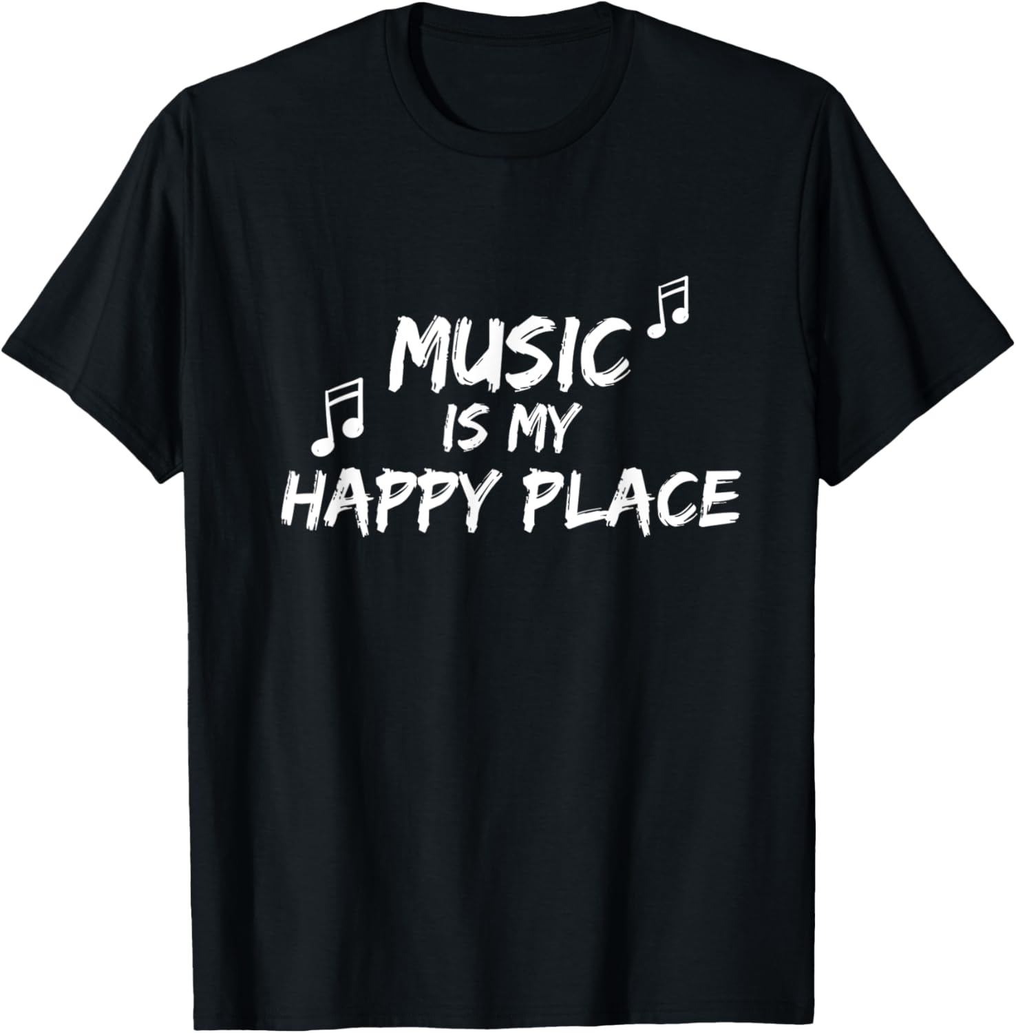 Music Is My Happy Place Inspiring Music Gift Apparel | Top Conversion Title | Daily Wear Essential