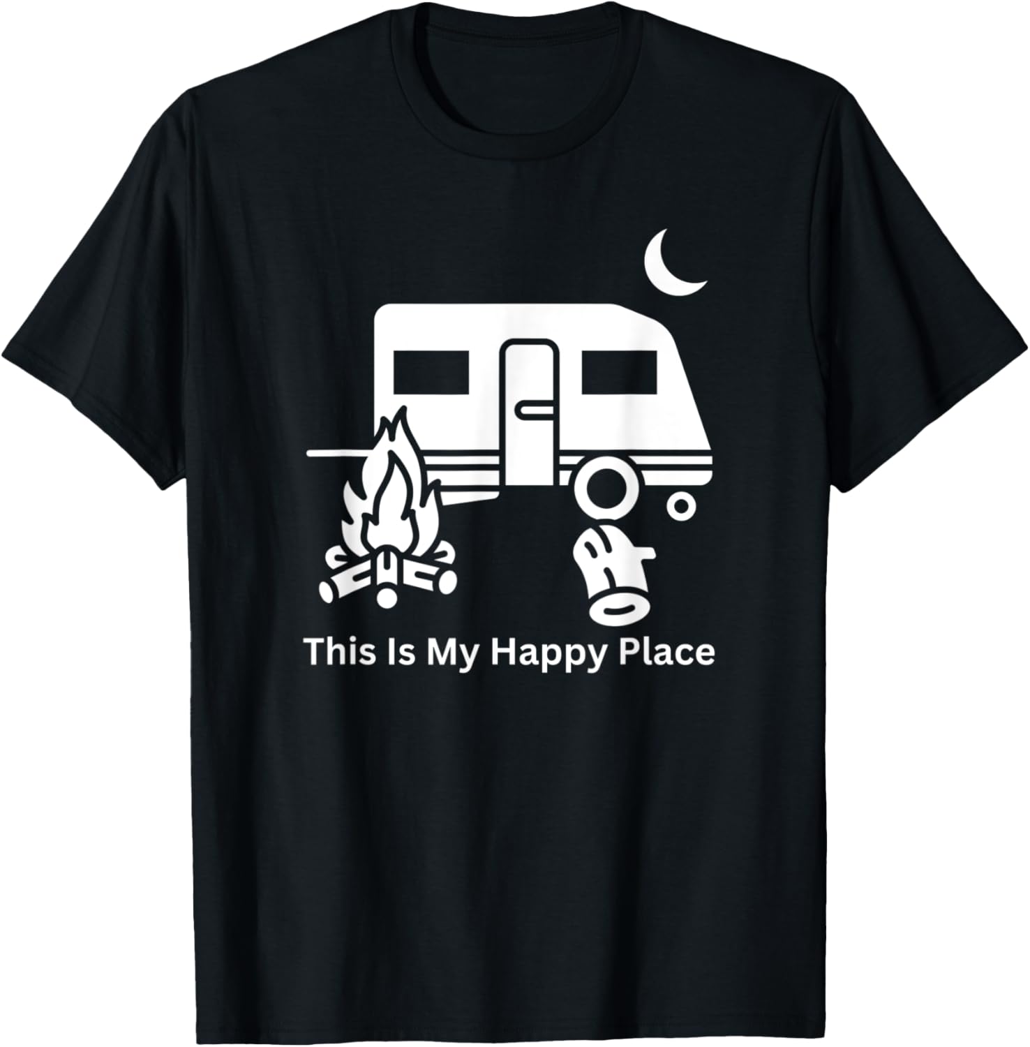 This is my happy place Camping Apparel | Google Shopping Optimized | Daily Wear Essential