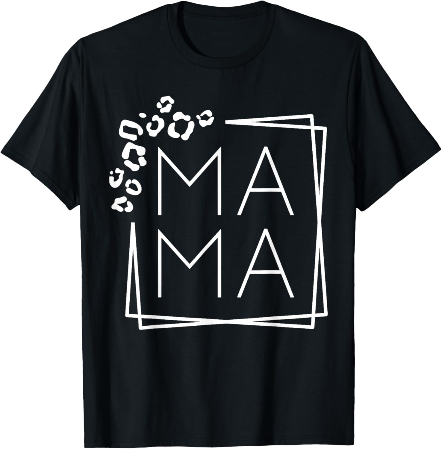 Leopard Mama Cheetah Mama Mom Life Mama Square Apparel Comfort Fit Gift Ready