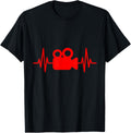 Videographer Heartbeat Videography Filmmaker Apparel | Trending 2025 | Comfort Daily Wear
