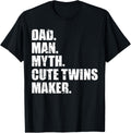 Dad Man Myth Twins Maker Funny Apparel | High Search Volume | Must-Have Style
