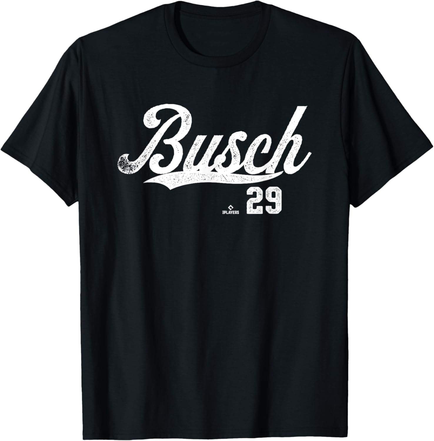 Distressed Swoosh Michael Busch Chicago Baseball MLBPA Apparel | Trending 2025