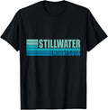 Blue Vintage Stillwater City Fun Real Place in Minnesota MN Apparel | Premium Quality | Daily Wear Essential