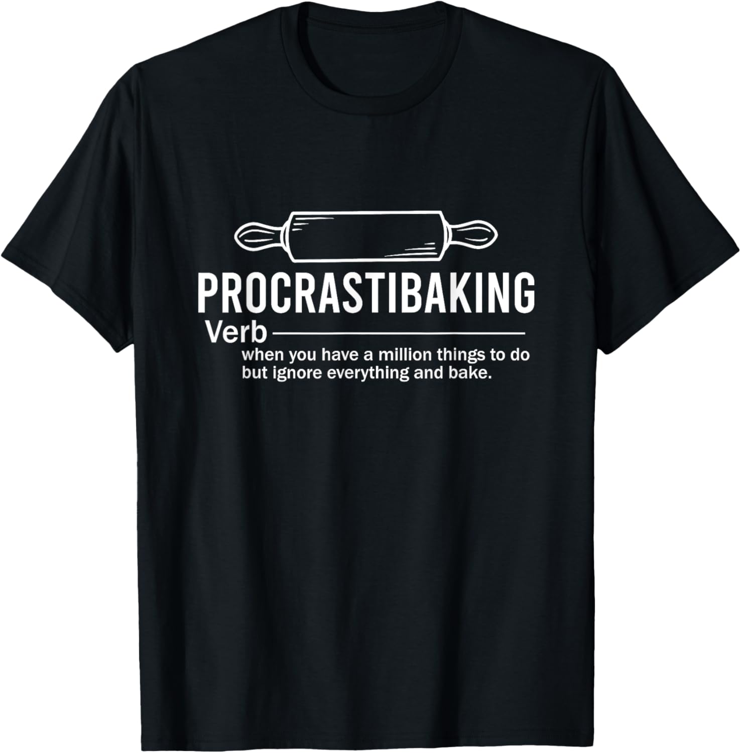 Funny Bread Baker Chef Baking Definition Procrastibaking Apparel | Premium Quality | Comfort Daily Wear