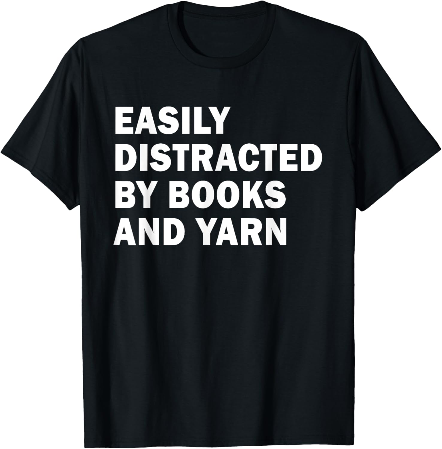 Easily Distracted By Books And Yarn Funny knitting Yarn Supply | Premium Quality | Perfect for Crafters