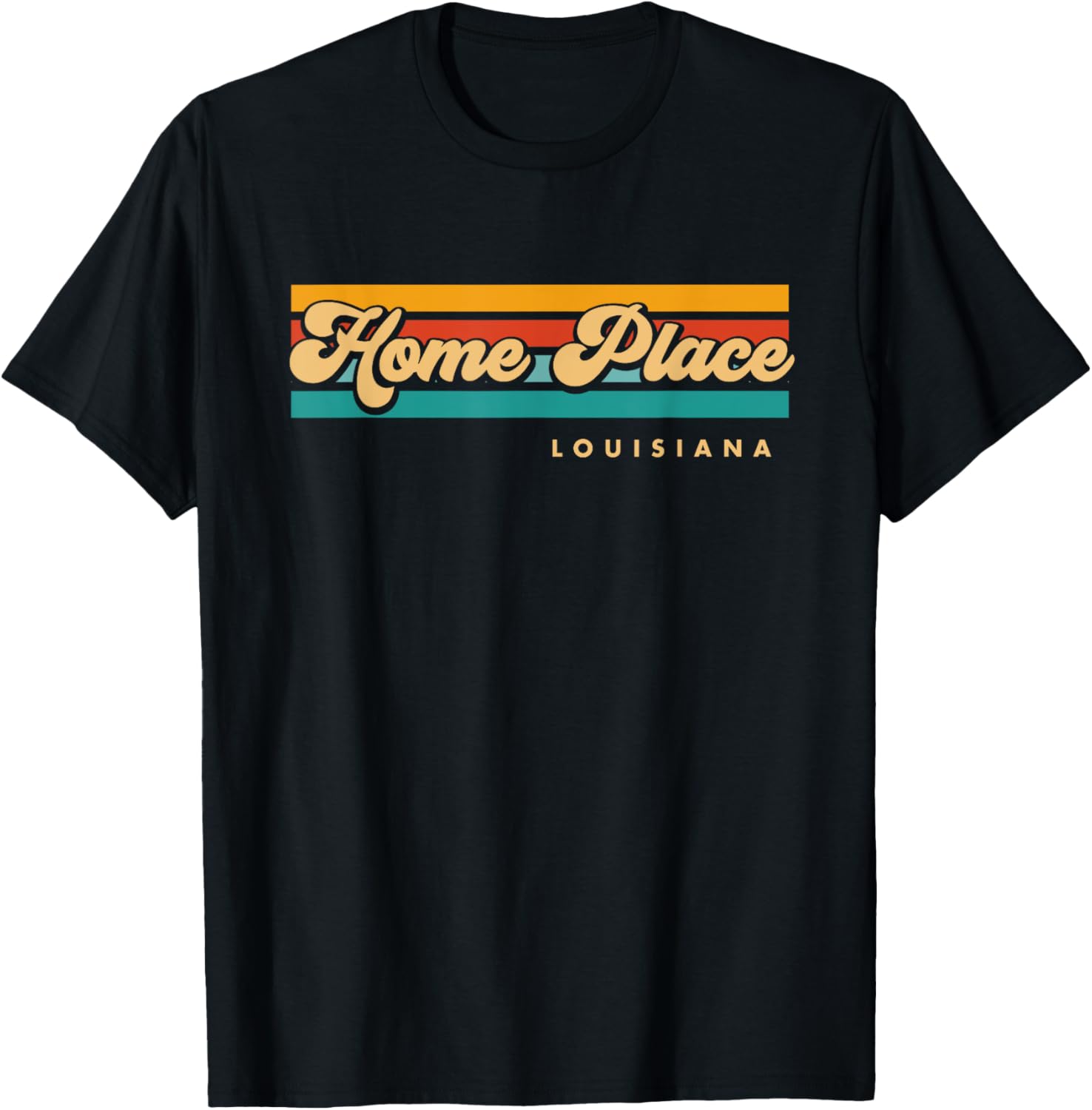 Vintage Sunset Stripes Home Place, Louisiana Apparel | Top Conversion Title | Top Rated Comfort