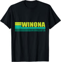 Green Vintage Winona City Fun Real Place in Minnesota MN Apparel | Trending 2025 | Daily Wear Essential