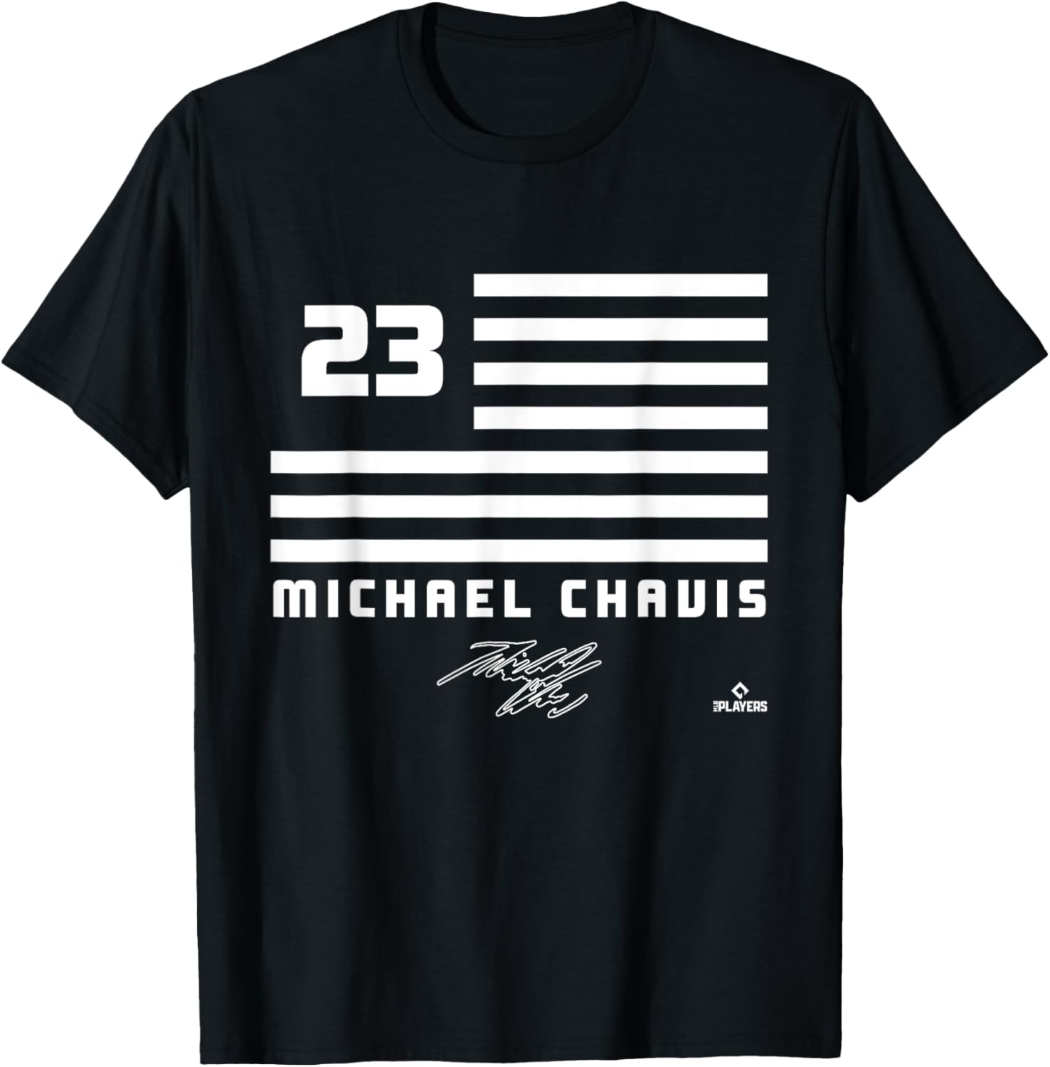 Michael Chavis Flag Name Apparel | Trending 2025
