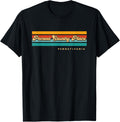 Vintage Sunset Stripes Pocono Country Place, Pennsylvania Apparel | Top Conversion Title | High CTR Boost