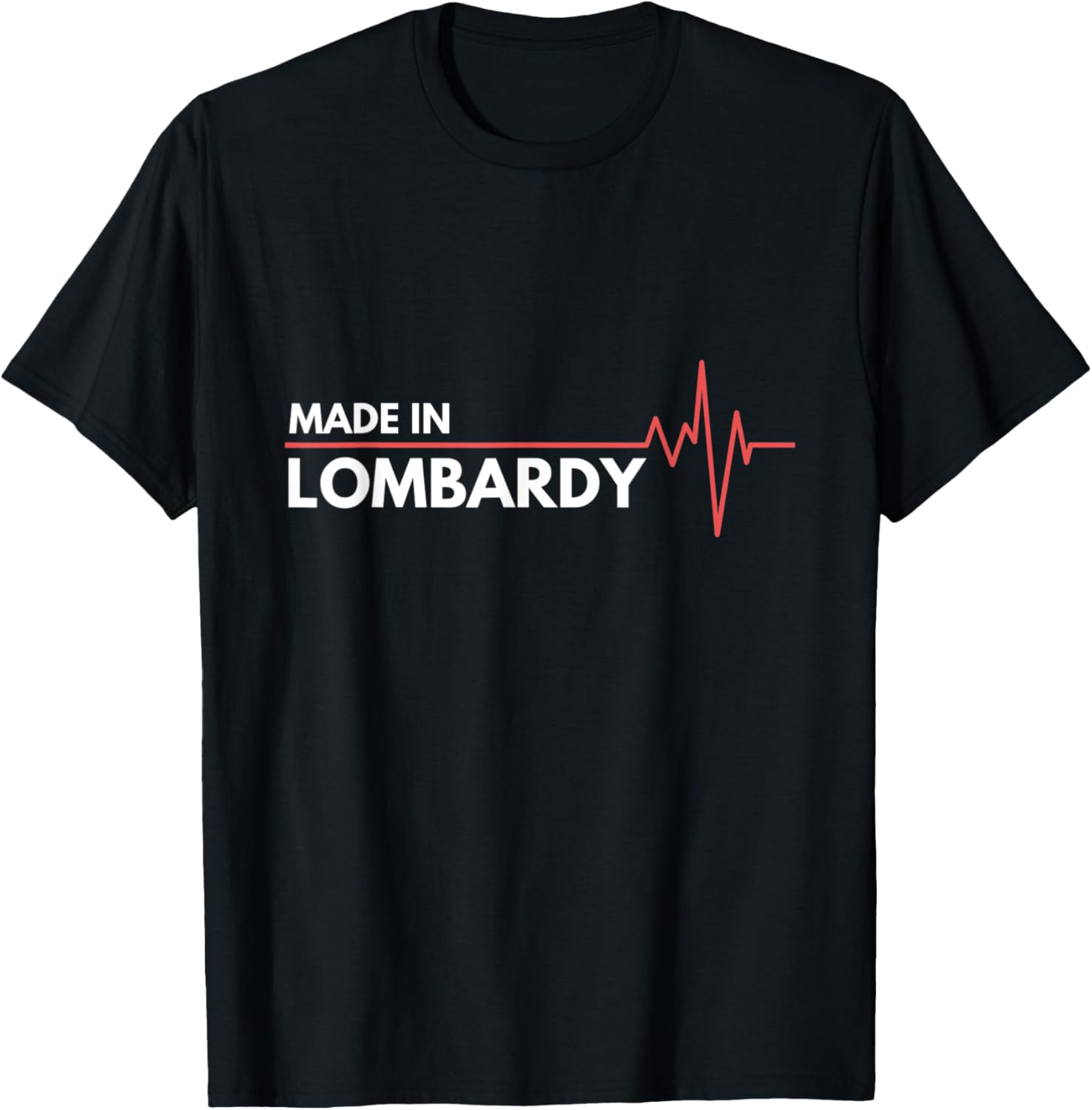 Made In Lombardy Italy Italia Place Of Birth Heartbeat Apparel | Trending 2025 | Aesthetic Casual Look