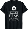 I Make Films Funny Filmmaker Filming T Shirt Gift T-Shirt | US Viral Style | Perfect Gift Idea