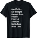 Miami Best Places to Live Minimalist Neighborhood Design Apparel | High Search Volume | Top Rated Comfort