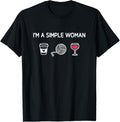 I'm A Simple Woman, Coffee, Yarn, Wine, Funny, Jokes Yarn Supply | High Search Volume | High CTR Title