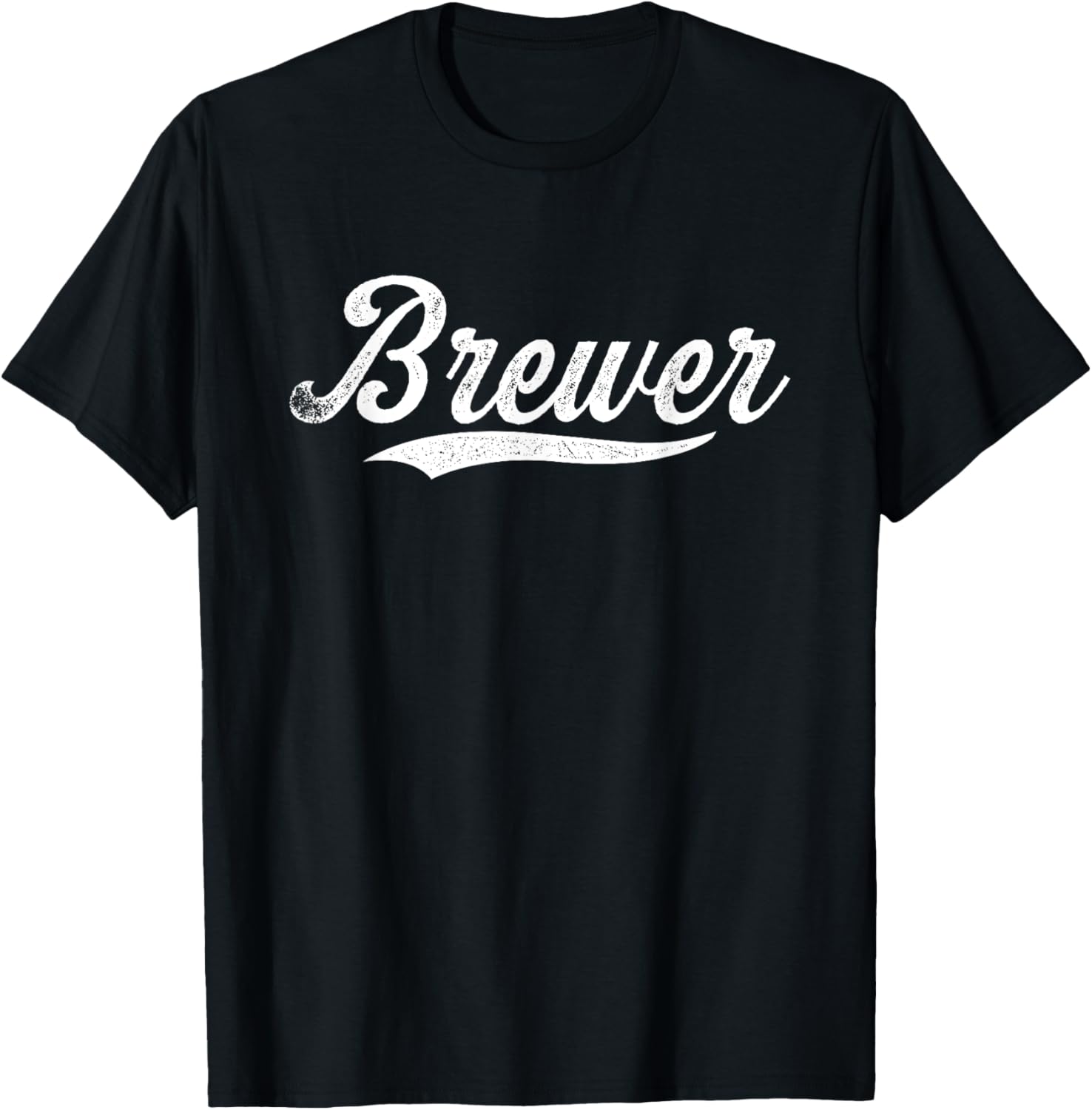 Distressed Script Michael Brewer Prospect Baseball Fan Gear Apparel | Everyday Casual Wear
