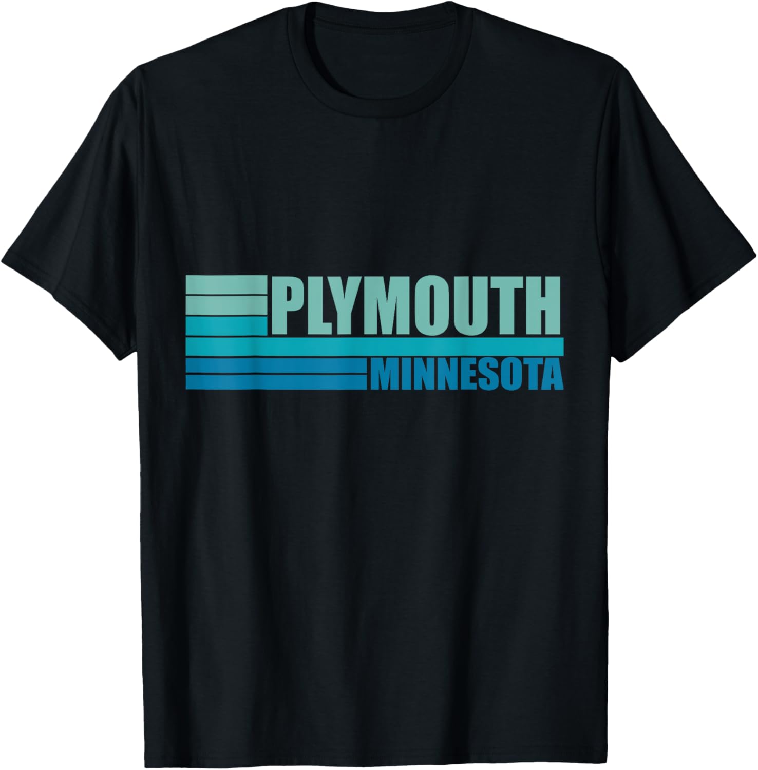 Blue Vintage Plymouth City Fun Real Place in Minnesota MN Apparel | Bestseller Style | Daily Wear Essential